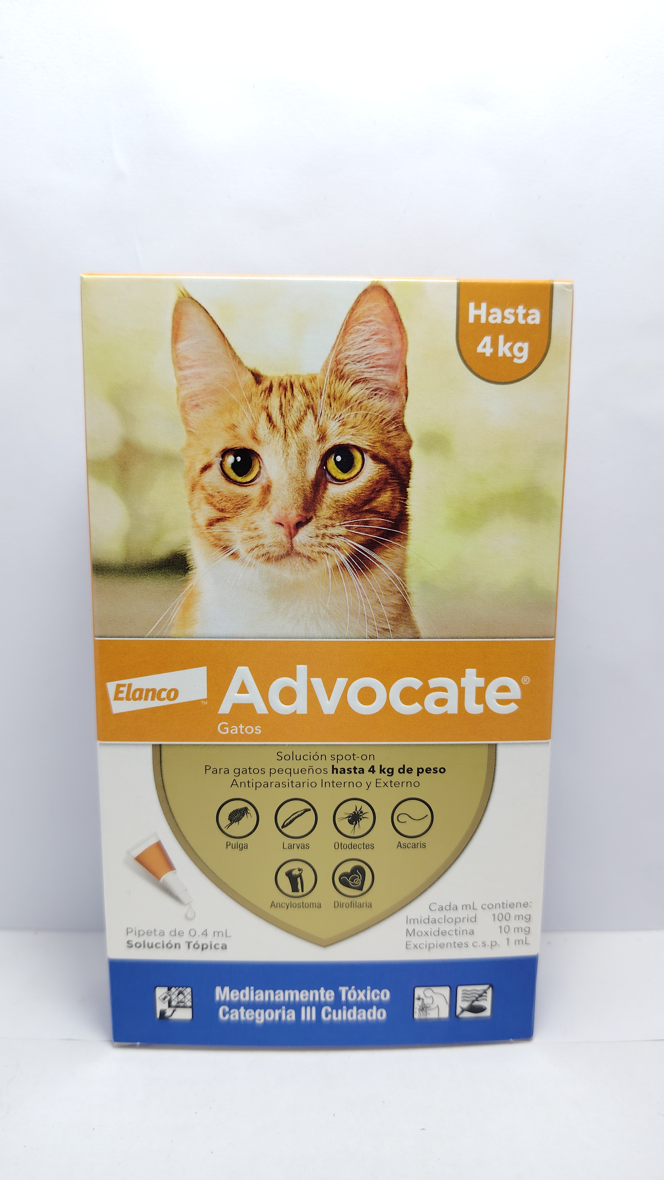 ADVOCATE GATO HASTA 4 KG