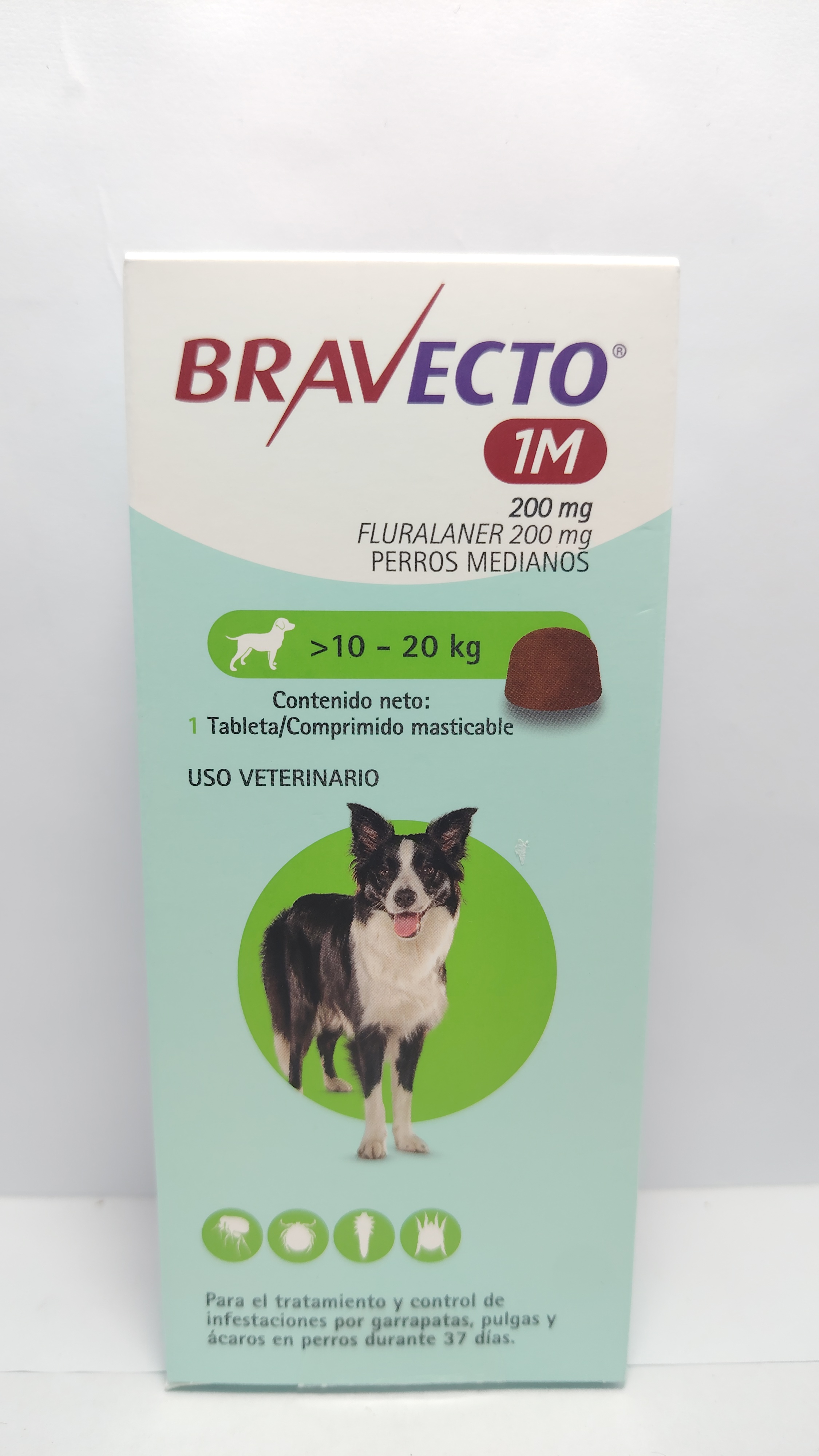 BRAVECTO 1 MES 10 A 20 KG