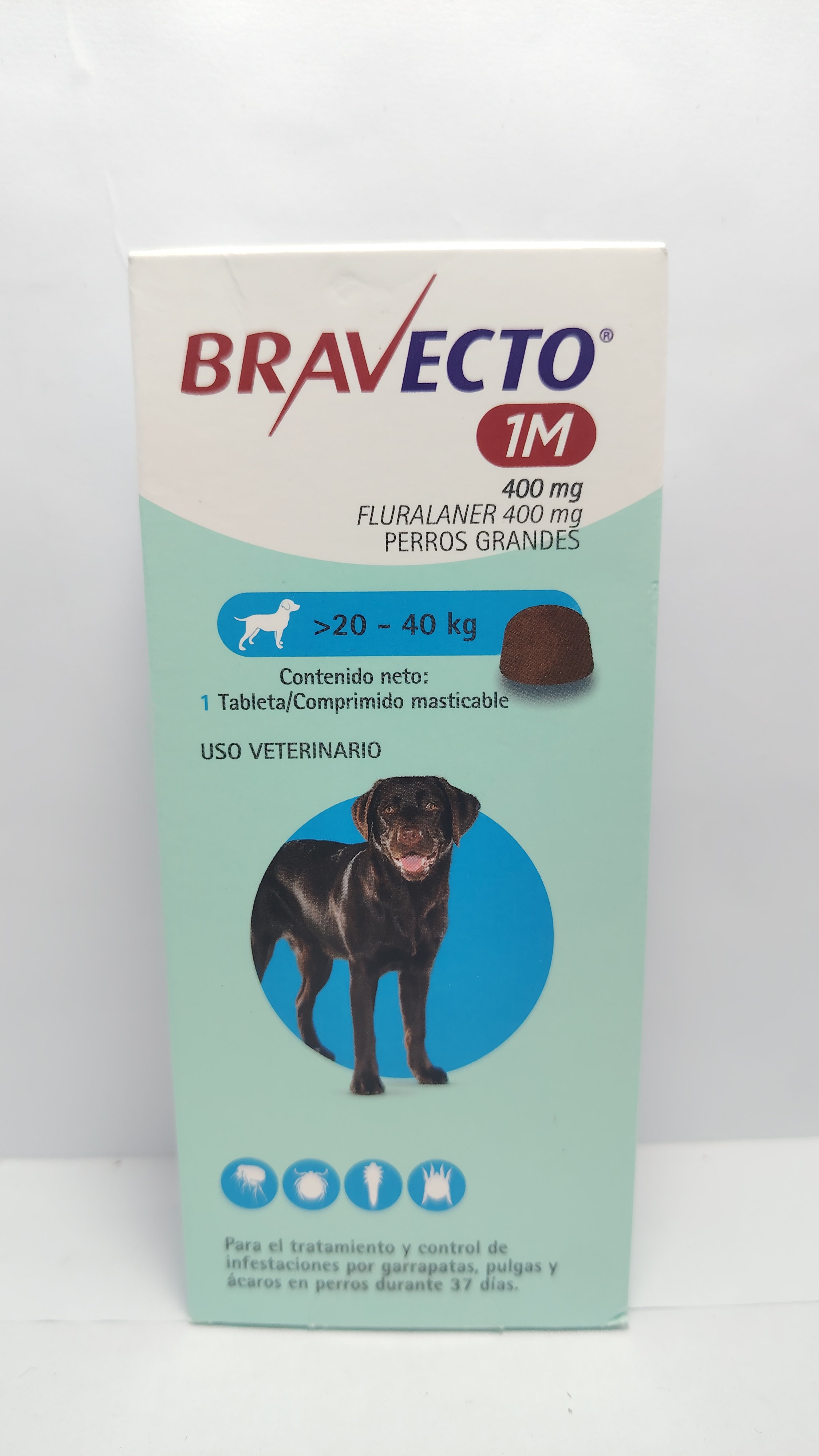 BRAVECTO 1 MES 20 A 40 KG